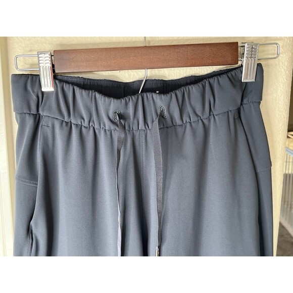 Lululemon Pants Womens Dark Gray-On The Fly Drawstring Pull Size 2 #340 - Picture 3 of 12
